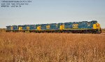 CSX AC4400CWM units 7593, 7589, 7576 and 7583